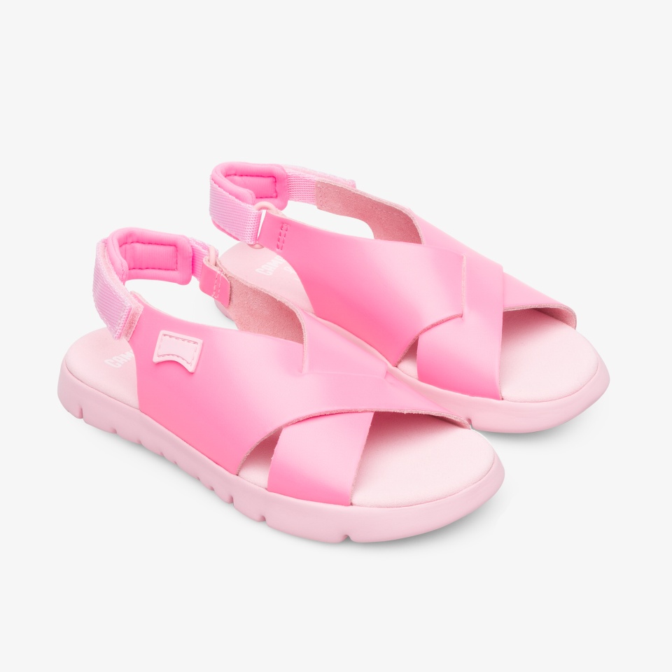 Sandalias Camper Oruga Niña - Rosas | Camper Mexico + 0295PORHJ